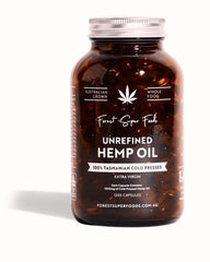 Unfiltered Hemp Seed Oil Capsules