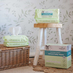 100% NATURAL BABY WIPES - 4 PACK