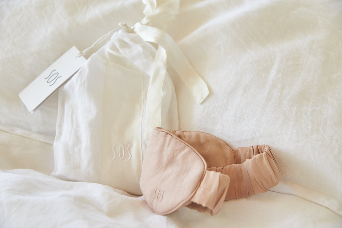 Single SilkLinen Pillowslip With SleepMask