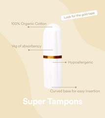 Mix & Match 60-Pack: Liners, Super Tampons & Regular Tampons