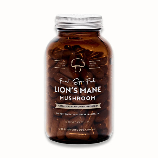 Australian Grown Lion's Mane Mushroom Capsules